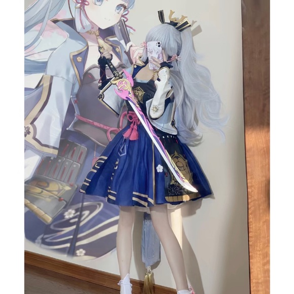 Genshin Impact Kamisato Ayaka Cosplay Costume - Picture 2 of 5